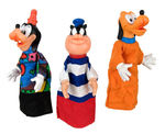 WALT DISNEY OUGEN PUPPET LOT FEATURING MICKEY MOUSE, MINNIE MOUSE, PLUTO & GOOFY.