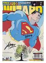 "SUPERMAN: FOR ALL SEASONS" ORIGINAL TIM SALE "WIZARD" MAGAZINE COVER ART.