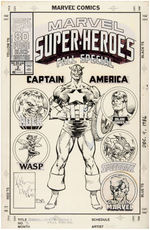 "MARVEL SUPER-HEROES FALL SPECIAL" #3 ORIGINAL KIERON DWYER COVER ART.