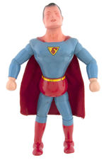 "SUPERMAN DOLL" WOOD & COMPOSITION JOINTED IDEAL FIGURE & VERY RARE BOX.