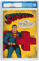 "SUPERMAN" #34 MAY-JUNE 1945 CGC 8.0 VF.