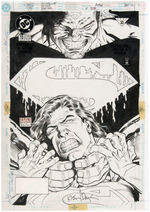 "ACTION COMICS" #713 ORIGINAL COVER ART.