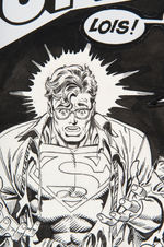 "SUPERMAN" #25 ORIGINAL KERRY GAMMILL COVER ART.