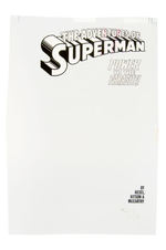 "ADVENTURES OF SUPERMAN" #512 ORIGINAL COVER ART.