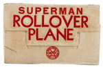 "SUPERMAN ROLLOVER PLANE" BOXED MARX WIND-UP (SILVER VARIETY).