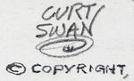 "SUPERMAN" #201 COVER RECREATION ORIGINAL ART BY CURT SWAN.