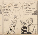 GASOLINE ALLEY” SEPT. 1, 1933 DAILY COMIC STRIP ORIGINAL ART BY FRANK KING.