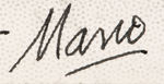 MARIO DEMARCO AUTOGRAPHED ORIGINAL ART OF WESTERN MOVIE STAR FRED SCOTT.