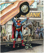 SUPERMAN SPECIALTY ORIGINAL ART BY ERNIE CHAN.