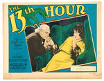 "THE 13TH HOUR" LOBBY CARD.