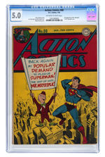 "ACTION COMICS" #80 JANUARY 1945 CGC 5.0 VG/FINE.