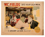"W.C. FIELDS SO'S YOUR OLD MAN" 1926 ORIGINAL RELEASE LOBBY CARD PAIR.