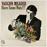 JACK DAVIS FRAMED ORIGINAL RECORD ALBUM COVER ART FOR VAUGHN MEADER'S "HAVE SOME NUTS!!!".