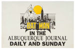 “BATMAN” NEWSPAPER DAILY STRIP PROMOTIONAL SIGN.