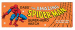 “THE AMAZING SPIDER-MAN” DABS SUPER-HERO WATCH.