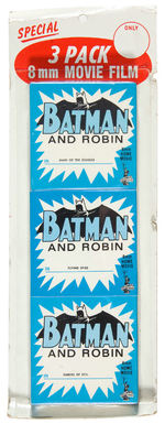 “BATMAN AND ROBIN 3 PACK 8MM MOVIE FILM” ON STORE CARD.
