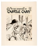 "THE NEW ADVENTURES OF CHARLIE CHAN" UNPUBLISHED COVER ART FOR ISSUE NUMBER 7.