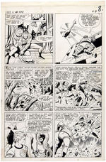 JACK KIRBY "FANTASTIC FOUR" #44 COMIC BOOK PAGE ORIGINAL ART.