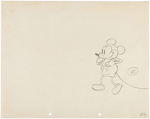 STEAMBOAT WILLIE – FULL FIGURE MICKEY MOUSE PRODUCTION DRAWING.