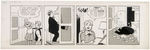 "ARCHIE" ORIGINAL BOB MONTANA 1949 DAILY COMIC STRIP ART.