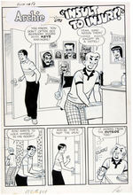 "PEP COMICS" #149 ORIGINAL DAN DeCARLO "ARCHIE" COMIC PAGE ART.