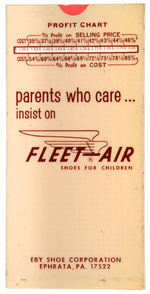 “FLEET-AIR SHOES FOR CHILDREN” BACK TO SCHOOL PROMOTIONS.