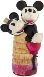 MICKEY & MINNIE MOUSE DANCING RARE WIND-UP CELLULOID TOY.