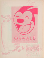 "OSWALD THE LUCKY RABBIT" IN 1927-1931 PROMOTIONAL PUBLICATIONS TRIO.