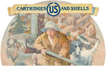 "US CARTRIDGES AND SHELLS" COUNTERTOP ADVERTISING DISPLAY.