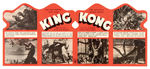 "KING KONG" DIE-CUT HERALD.
