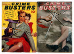"MYSTERY MAGAZINE" & "CRIME BUSTERS" PULP MAGAZINE LOT.