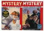 "MYSTERY MAGAZINE" & "CRIME BUSTERS" PULP MAGAZINE LOT.