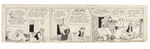 MOON MULLINS 1933 DAILY COMIC STRIP ORIGINAL ART BY FRANK WILLARD.