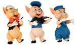 BIG BAD WOLF AND THREE LITTLE PIGS DOLL SET BY LARS.