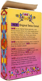 PETER MAX "LOVE SWISS MIXED CEREAL" BOX.