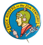 "BUCK ROGERS IN THE 25TH CENTURY" CLASSIC SOLAR SCOUTS MEMBER'S BUTTON.