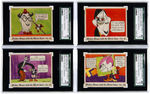"MICKEY MOUSE WITH THE MOVIE STARS" COMPLETE SET SGC-GRADED (MAURICE SENDAK COLLECTION).