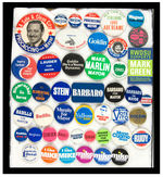 NEW YORK CITY MAYORS COLLECTION OF 87 BUTTONS.