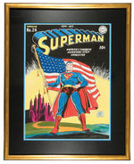 "SUPERMAN" NO. 24 COMIC BOOK COVER RECREATION BY MURPHY ANDERSON.