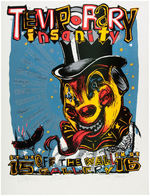 "TEMPORARY INSANITY" MULTI-ARTIST SIGNED POSTER.