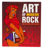 "ART OF MODERN ROCK: THE POSTER EXPLOSION" MULTI-SIGNED BOOK & PROMOTIONAL POSTER.