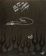 "ART OF MODERN ROCK: THE POSTER EXPLOSION" MULTI-SIGNED BOOK & PROMOTIONAL POSTER.