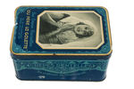 RUDOLPH VALENTINO/FRENCH ACTRESS MISTINGUETT PAIR OF TINS.