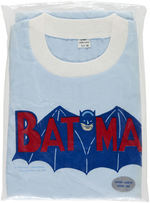 VINTAGE SUPERMAN, BATMAN & CAPTAIN MARVEL CLOTHING TRIO.