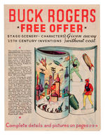 "BUCK ROGERS CUT-OUT ADVENTURE BOOK" COCOMALT ORDER FOLDER.