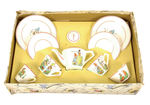 SNOW WHITE AND THE SEVEN DWARFS BOXED TEA SET BY WADEHEATH.