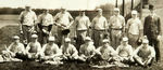 “THE MITCHELL MILITARY BOYS SCHOOL” ATHLETIC TEAMS 1910 FRAMED PANORAMIC PHOTO.