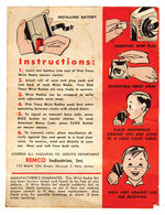 "OFFICIAL DICK TRACY 2 WAY ELECTRONIC WRIST RADIO" BY REMCO.