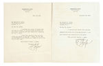 GENEROSO POPE SIGNED PHOTO AND TWO LETTERS TO MARIANO LUCCA/LUCCA COLLECTION.
