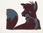"THE FOX AND THE HOUND" ANIMATION CELS & ORIGINAL PRODUCTION DRAWING.